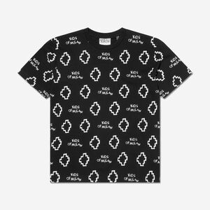 MARCELO BURLON Boys Cotton Short Sleeve Logo T-Shirt Size 4